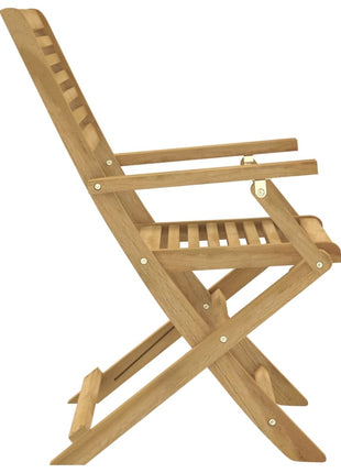 Tuinstoelen 4 st inklapbaar 54,5x61,5x86,5 cm acaciahout