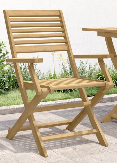 Tuinstoelen 4 st inklapbaar 54,5x61,5x86,5 cm acaciahout