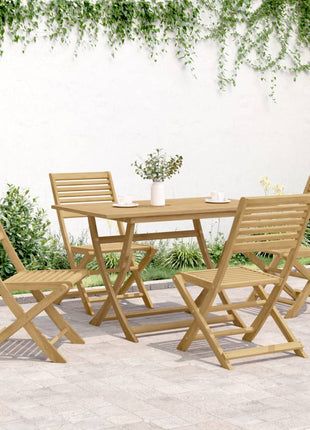 Tuinstoelen 4 st inklapbaar 48,5x61,5x87 cm massief acaciahout