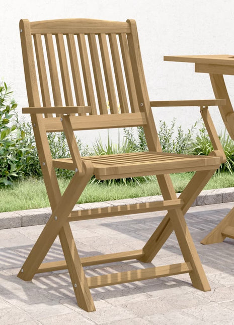 Tuinstoelen 4 st inklapbaar 57,5x54,5x90 cm massief acaciahout