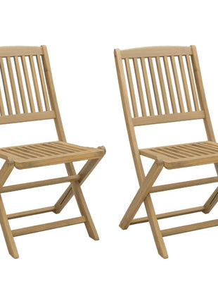 Tuinstoelen 2 st inklapbaar 57x48,5x90 cm massief acaciahout