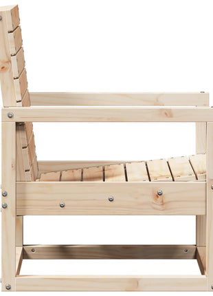 Tuinstoel 57,5x63x76 cm massief grenenhout