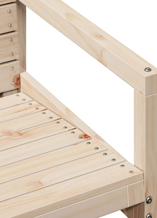 Tuinstoel 57,5x63x76 cm massief grenenhout