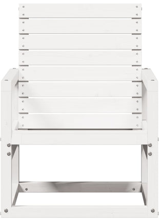 Tuinstoel 57,5x63x76 cm massief grenenhout wit