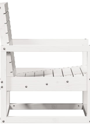 Tuinstoel 57,5x63x76 cm massief grenenhout wit