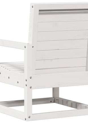 Tuinstoel 57,5x63x76 cm massief grenenhout wit