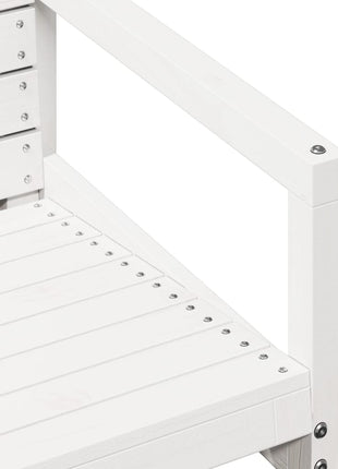 Tuinstoel 57,5x63x76 cm massief grenenhout wit