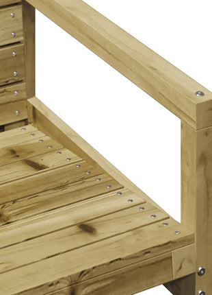 Tuinstoel 57,5x63x76 cm geïmpregneerd grenenhout