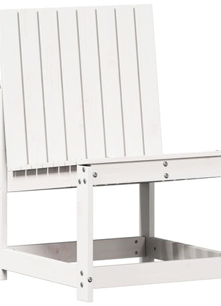 3-delige Loungeset massief grenenhout wit