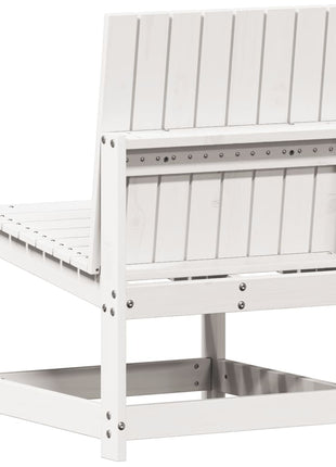 3-delige Loungeset massief grenenhout wit