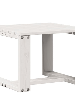3-delige Loungeset massief grenenhout wit
