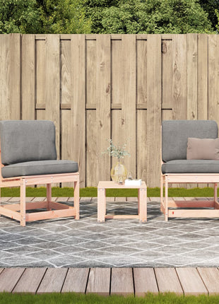 3-delige Loungeset massief douglashout