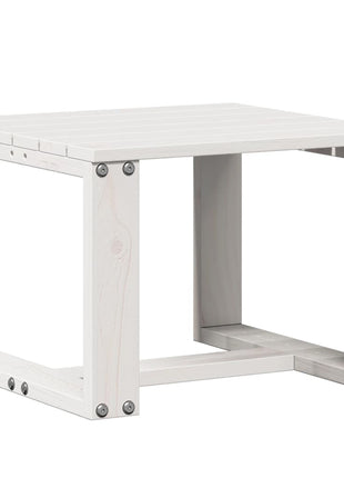 3-delige Loungeset massief grenenhout wit