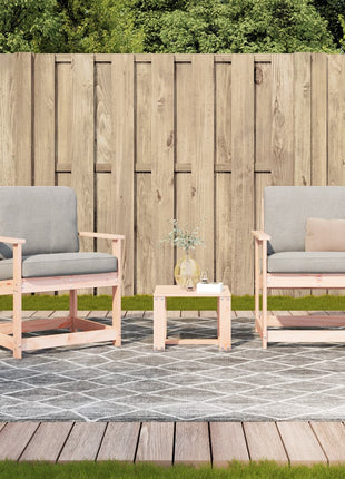 3-delige Loungeset massief douglashout