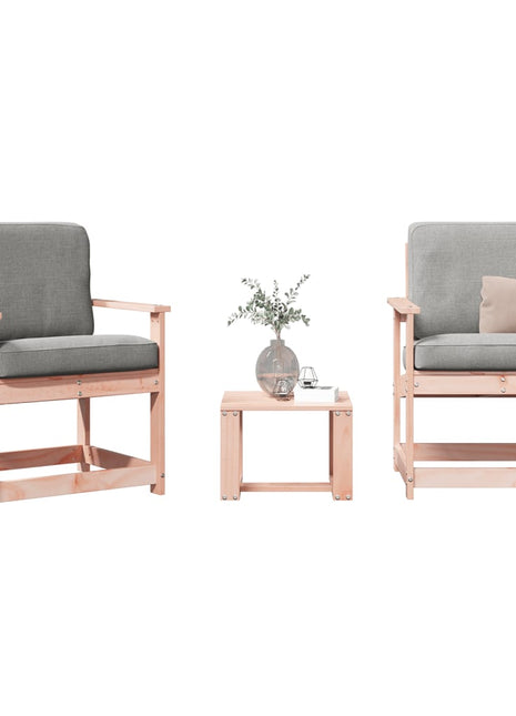 3-delige Loungeset massief douglashout