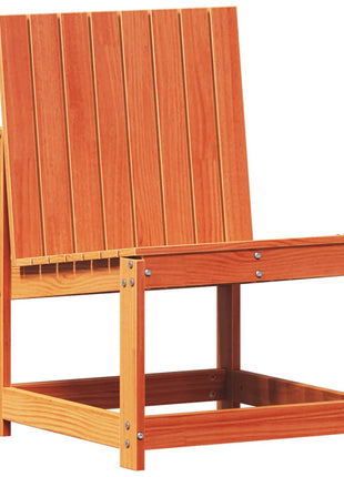 3-delige Loungeset massief grenenhout wasbruin