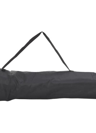 Campingstoelen 2 st met vakje inklapbaar bruin