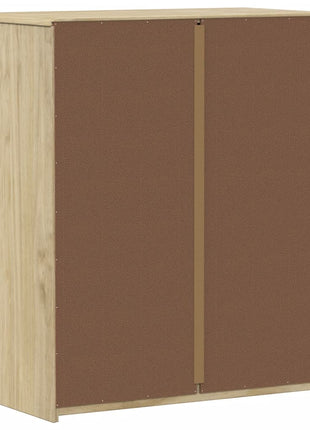 Ladekast SAUDA 76,5x39x91 cm massief grenenhout eikenkleurig