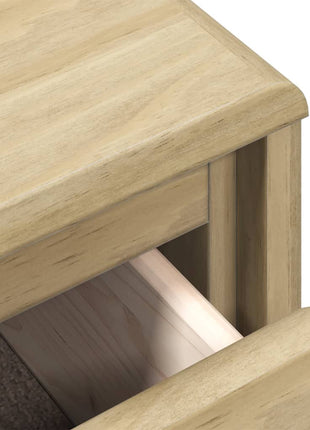 Ladekast SAUDA 76,5x39x91 cm massief grenenhout eikenkleurig