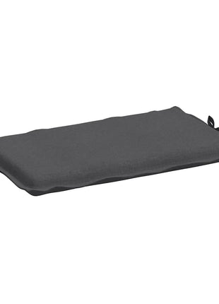 Ligbedkussen 186x58x4 cm stof gemêleerd antracietkleurig