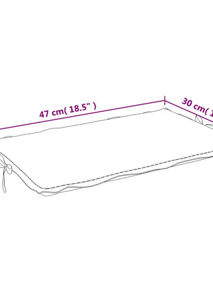 Ligbedkussen 186x58x4 cm stof gemêleerd antracietkleurig
