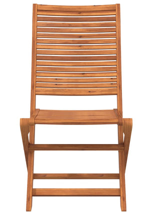 Tuinstoelen 4 st inklapbaar massief acaciahout