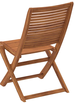 Tuinstoelen 4 st inklapbaar massief acaciahout