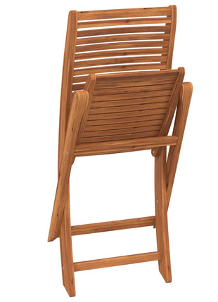 Tuinstoelen 4 st inklapbaar massief acaciahout