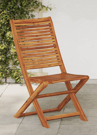 Tuinstoelen 4 st inklapbaar massief acaciahout