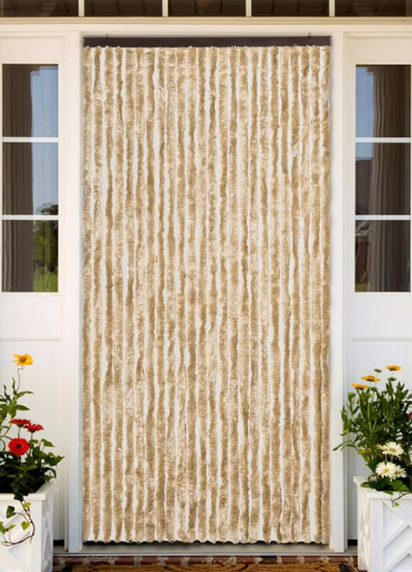 Vliegengordijn 100x230 cm chenille beige
