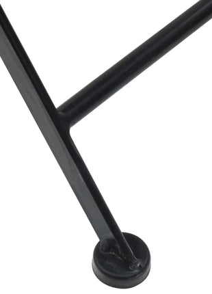 Bistrostoelen 2 st inklapbaar keramiek terracottakleurig en wit