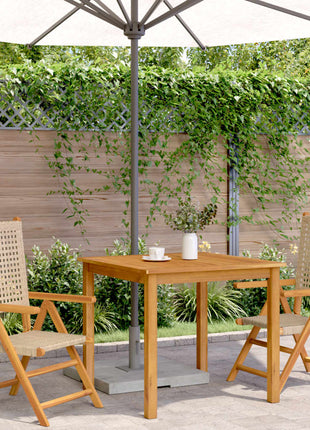 Tuinstoelen 2 st massief acaciahout en poly rattan beige