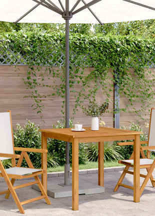 Tuinstoelen 2 st inklapbaar acaciahout en stof crèmewit