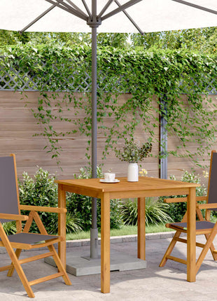 Tuinstoelen 2 st inklapbaar acaciahout en stof antracietkleurig