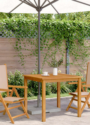 Tuinstoelen 2 st massief acaciahout en stof taupe
