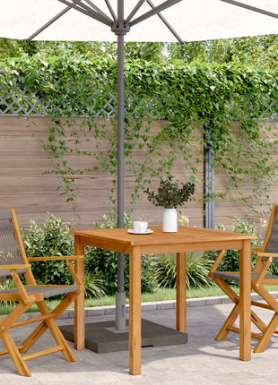 Tuinstoelen 2 st massief acaciahout en polypropeen grijs
