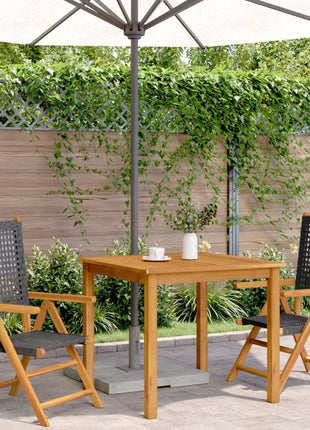 Tuinstoelen 2 st massief acaciahout en poly rattan zwart