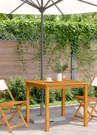 Bistrostoelen 2 st massief acaciahout en stof crèmewit