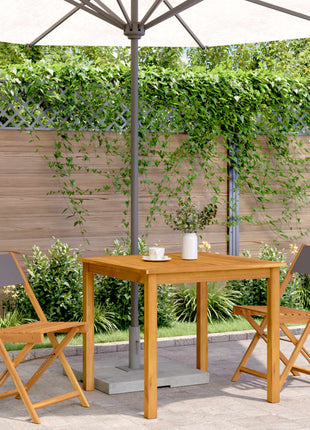 Bistrostoelen 2 st massief acaciahout en stof antracietkleurig