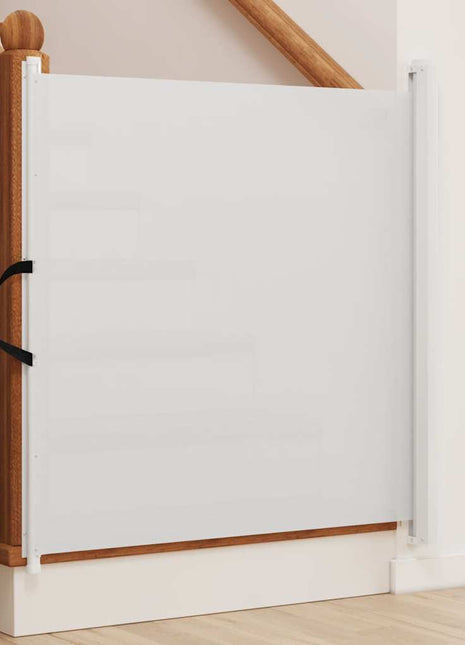 Huisdierenhek uittrekbaar 102,5x125 cm wit