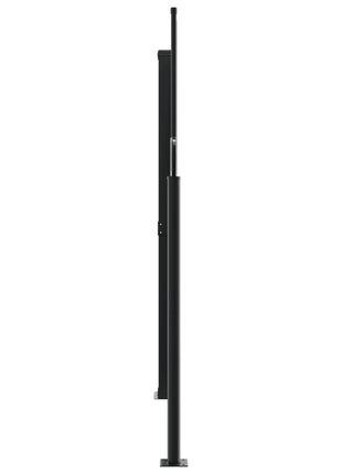 Windscherm uittrekbaar 180x600 cm bruin