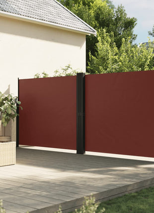 Windscherm uittrekbaar 180x600 cm bruin