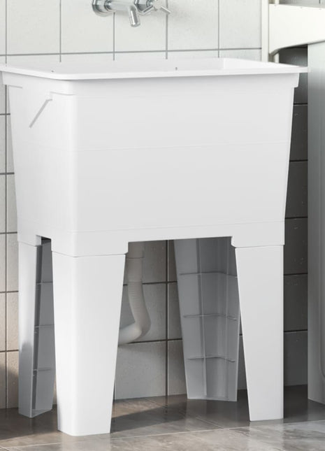 Waskuip 59x41x75 cm hars wit