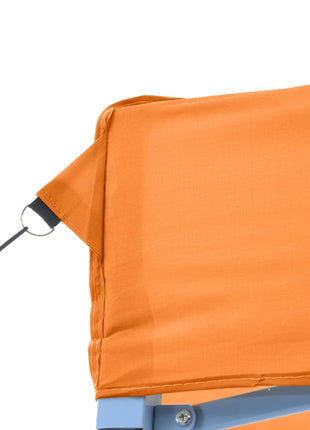 Partytent inklapbaar pop-up met 4 zijwanden oranje