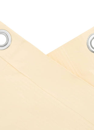 Balkonscherm 400x90 cm PVC crèmekleurig
