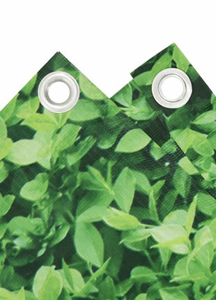 Balkonscherm plantpatroon 500x90 cm PVC groen