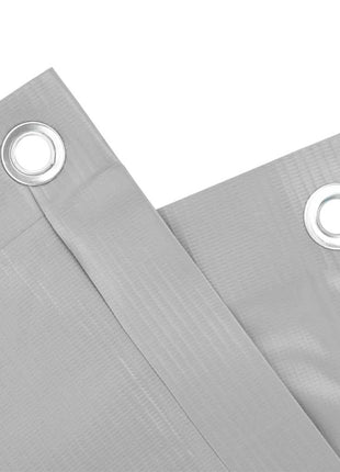 Balkonscherm 800x120 cm PVC grijs
