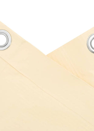 Balkonscherm 500x120 cm PVC crèmekleurig