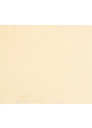 Balkonscherm 1000x120 cm PVC crèmekleurig