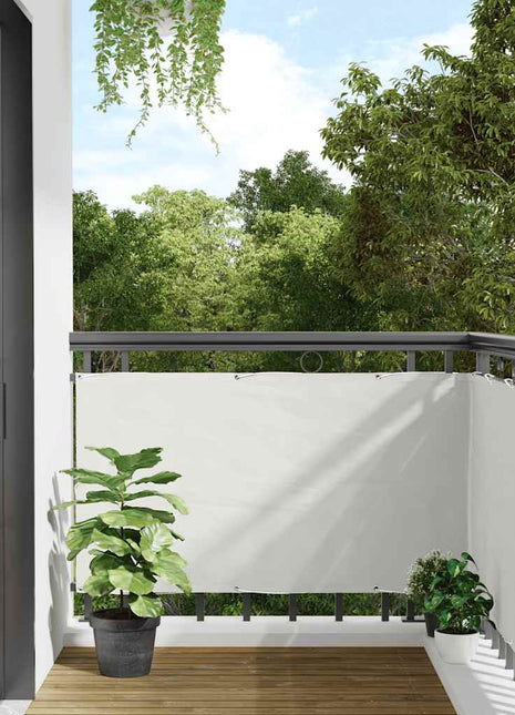 Balkonscherm 800x120 cm PVC wit